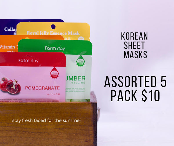 Assorted Korean Sheet Mask